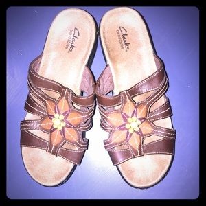 Clarks Lexi Myrtle Sandals Brown Size 8